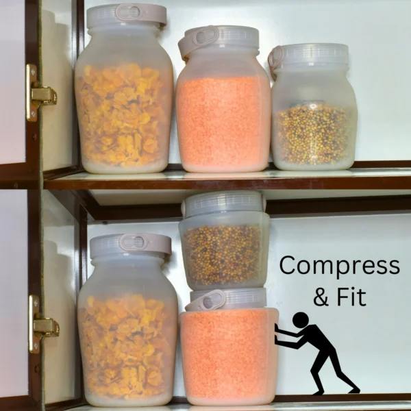 Food jar curry freezy flat style sandwich and snack bag lunch bags curryfreezy reusable foodbag flat style zipper bag ziplock bag dishwasher safe freezing tray food storage container souper cubes stasher bags curry freezy flexijar