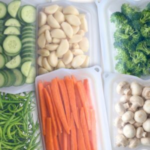 flat style sandwich and snack bag lunch bags